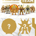 In Stock Bandai QMSV Mini Gold Team Blind Box Trendy Decoration GUN DA Model Toy Collectible Blind Box Trendy Gifts