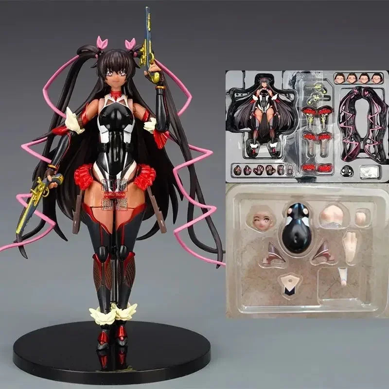 18cm Taimanin Asagi 3 Action Figure Mizuki Yukikaze Igawa Sakura Asagi Figurine Collectible Toy Birthday Pvc Model Doll Gifts