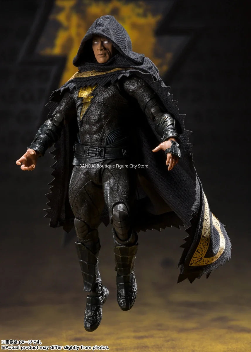 In Stock Genuine Bandai SHF American Series Black Adam Action Figure Model Doll Gift Collection Toy