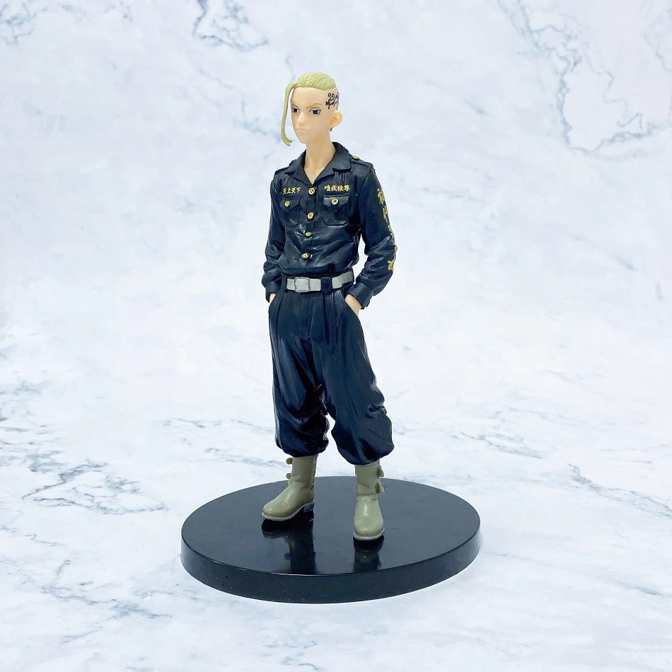 18cm 5pcs Tokyo Avengers Animation Peripheral Hanagaki Martial Arts Venue Keisuke Hanma Shuji Lin Ryohei Figure Christmas Gift