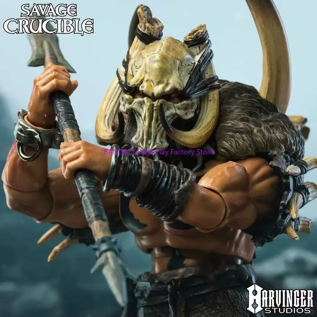 Harbinger Studios 1/12 7inch Action Figure Savage Crucible Varnoks Unchained Anime Model For Gift