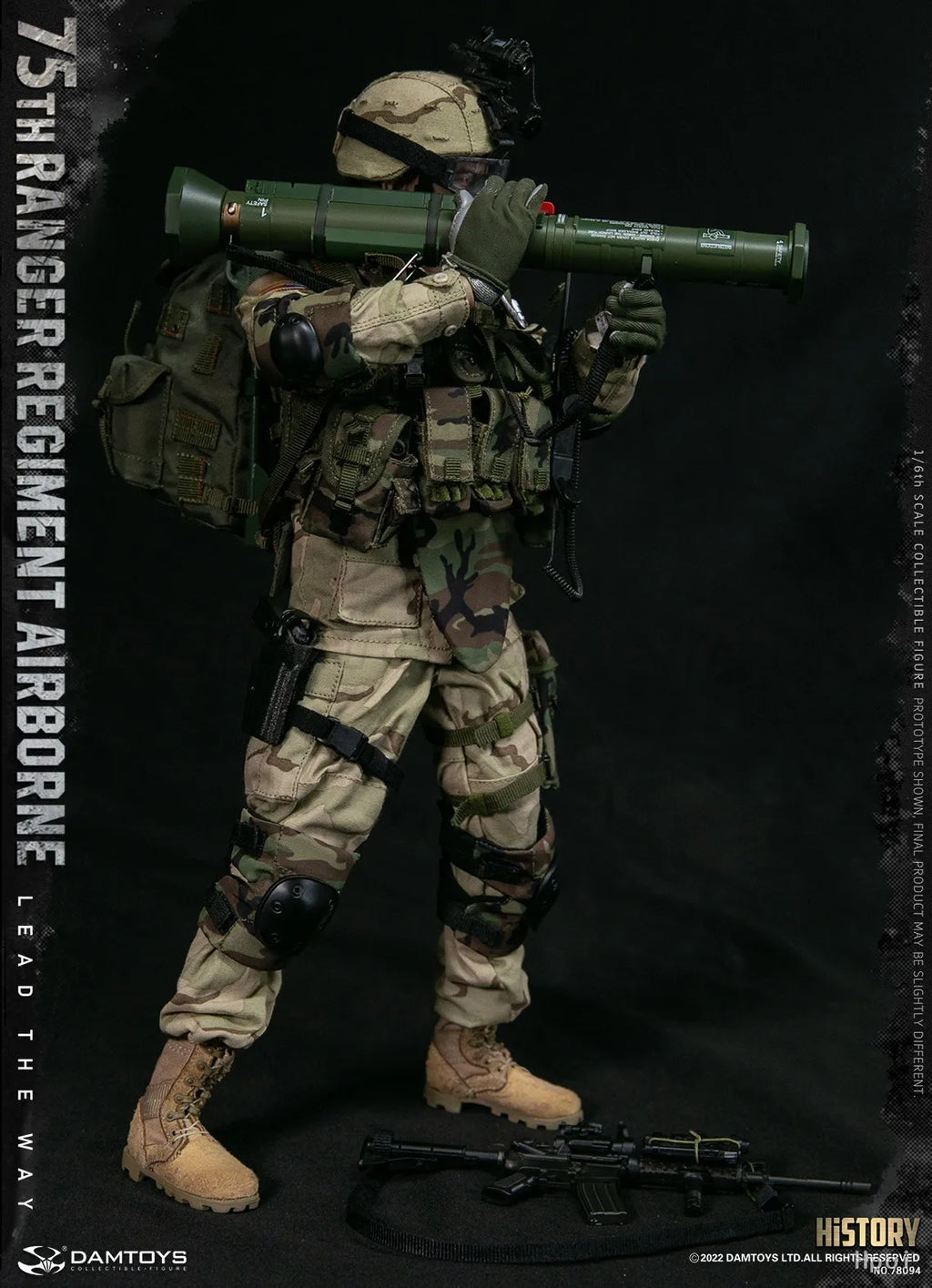 【MT】DAMTOYS NO.78094 US Army STHRANGER REGIMENT AIRBORNE 1/6 Action Figure Model Toys