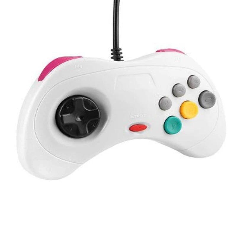 USB Wired Controller For Segas Saturn Gamepad JoyPad For SEGAs Saturn System Joystick