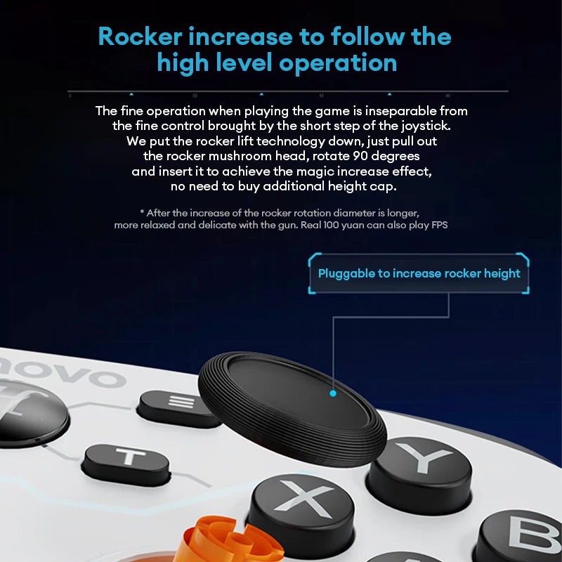 Original Lenovo S04 Bluetooth Gamepad Double Vibration Gamepads For Tablet Game Hall Triggers With 1000Hz Rate Gaming Controller
