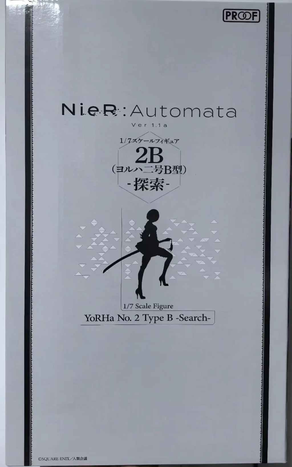 (In Stock)  Original PROOF TV NieR:Automata YoRHa No.2 Type B 1/7 PVC Figure Model Collection Toy Gift