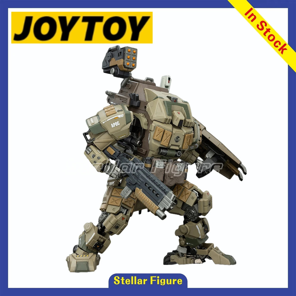 【SF】JOYTOY Dark Source 1/18 Action Figure APOC Series Iron Vanguard Heavy Assault Mech Model Toys Gifts Collection