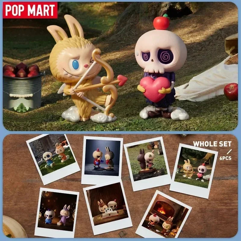 POP MART LABUBU THE MONSTERS Mischief Diary Series Blind Box Surprise Box Оригинална екшън фигурка Анимационен модел Орнамент Колекция