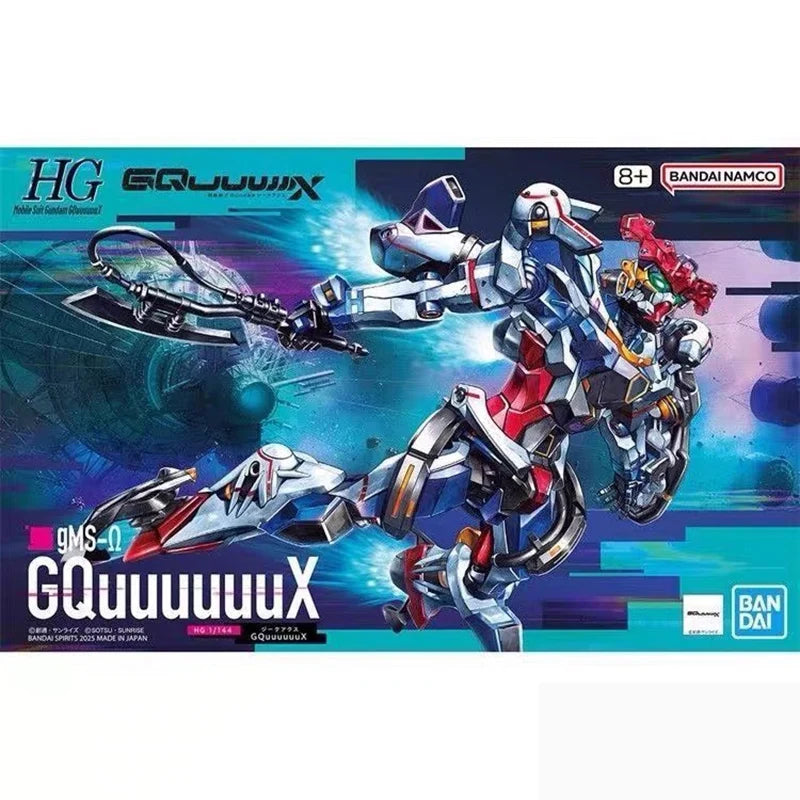 Adults Fun in Stock BANDAI HG 1/144 Gundam GQuuuuuuX GFreD Assembly Model Ver. Anime Action Figures