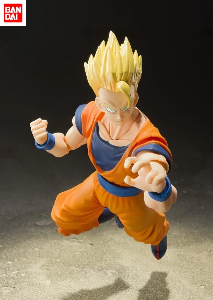 Genuine Bandai SHF Ultimate Son Gohan Blond Hair 2019 Hong Kong Venue Limited Toy Figure Gift Collectible in Stock
