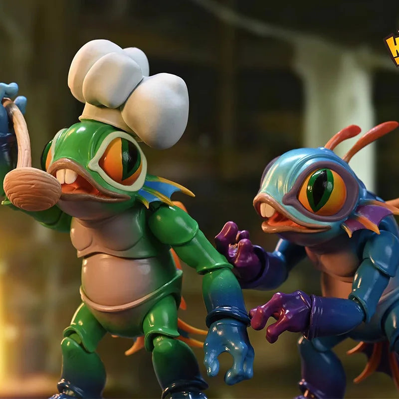Auf Lager: Original Hero Toys Mety Toyz Warcraft Murloc Actionfigur im Maßstab 1:12