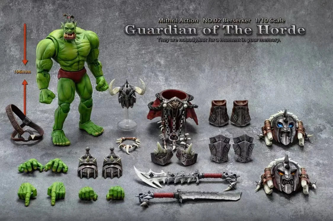 Mithril Action 02 Berserker 03 Master NO.04 Morna 1/10 Scale Guardian of The Horde Action Figures Hobby Collectibles Models Toys