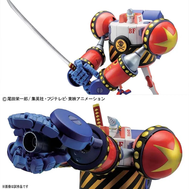 Bandai ONE PIECE Model Kit General Franky Action Figure Building Kit Anime Figures Collectibles Model Toys Boys Gift