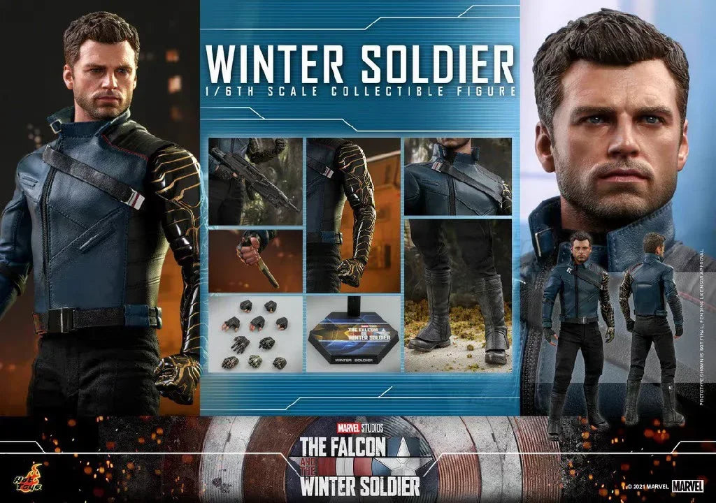 【MT】Hot Toys TMS039 Marvel "The Falcon and The Winter Soldier" Bucky The Winter Soldier 1:6 Scale Collectible Doll Movable Model