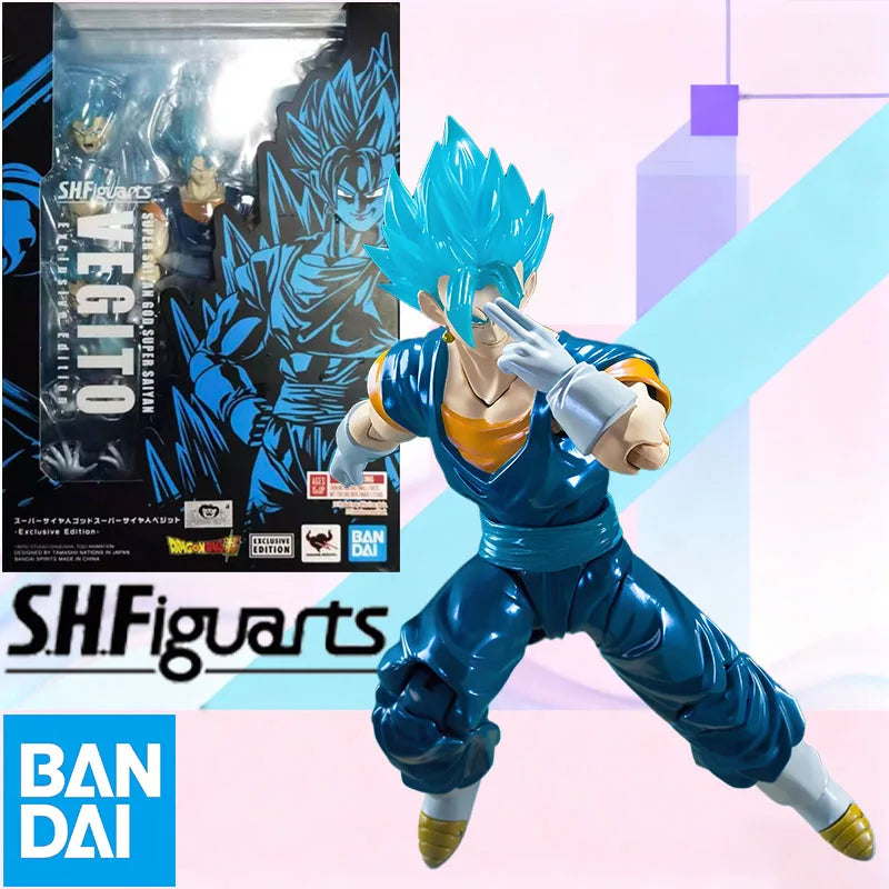 Low price In Stock BANDAI Original Box Figuarts DRAGON BALL VEGITO EXCLUSLVE EDITION Action Figure Model Toy Gift for Kids