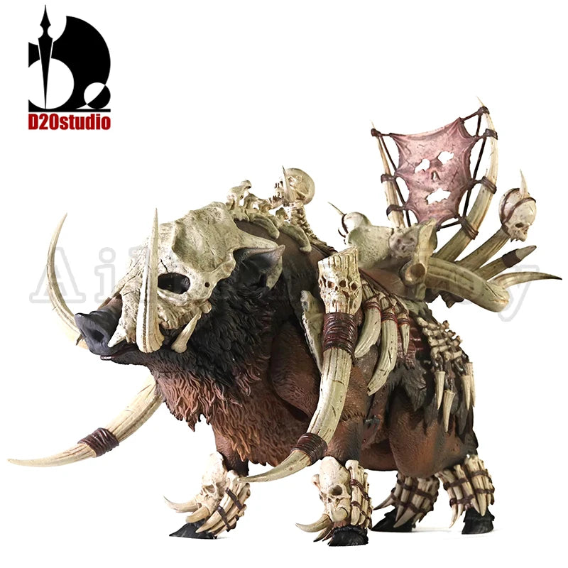 D20studio 1/12 Action Figure Giant Wild Boar Bonestabber Anime Model