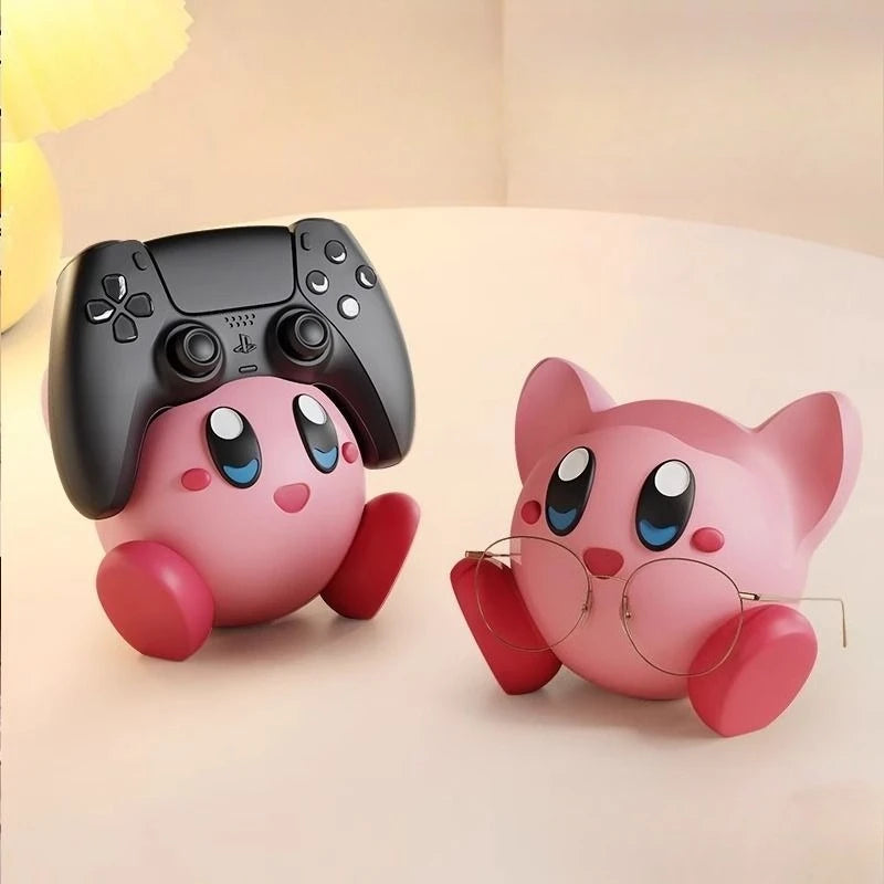 Cute Kirby Switch Game Controller Stand Anime Glasses Display Rack Fashionable Creative Drawing Room Tabletop Decorations Gift