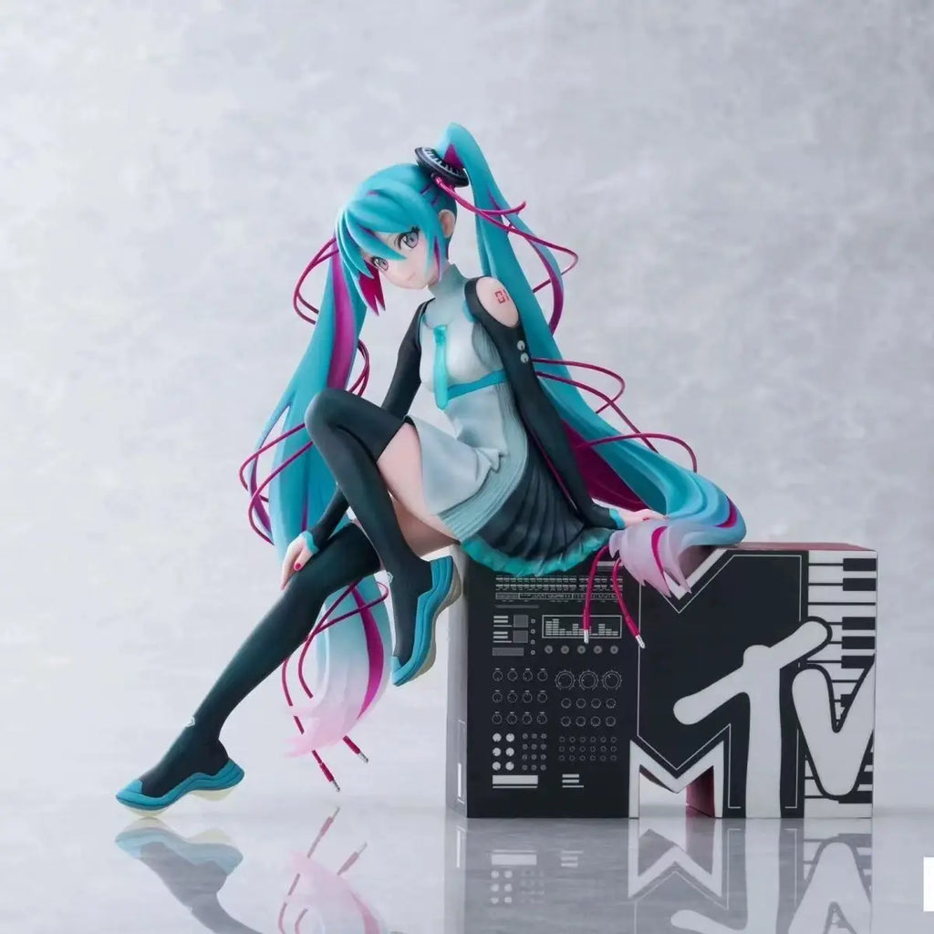 In Stock Genuine F:NEX FuRyu Miku xMTV  VOCALOID 1/7 Anime Action Figure PVC Collectible Model Dolls Figurine