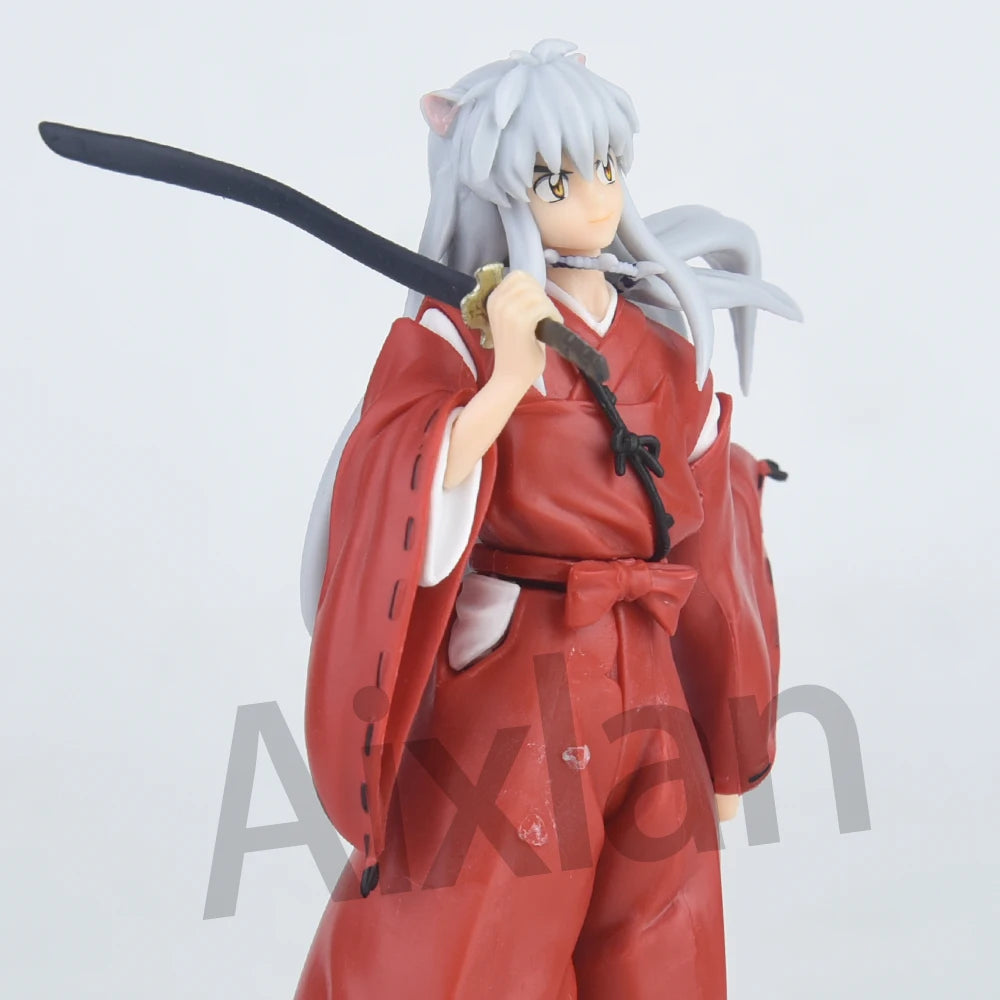 20cm Anime Inuyasha Figure Inuyasha Kikyō Sesshoumaru Higurashi Kagome PVC Action Figure Model Toys Collectible Model Toy Gift
