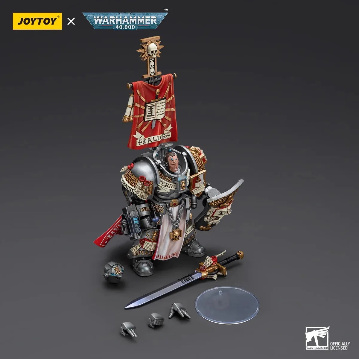 Joytoy Warhammer 1/18 Actionfiguren Grey Knights Kaldor Draigo Modell Toy Boy Geschenke 3,75 Zoll