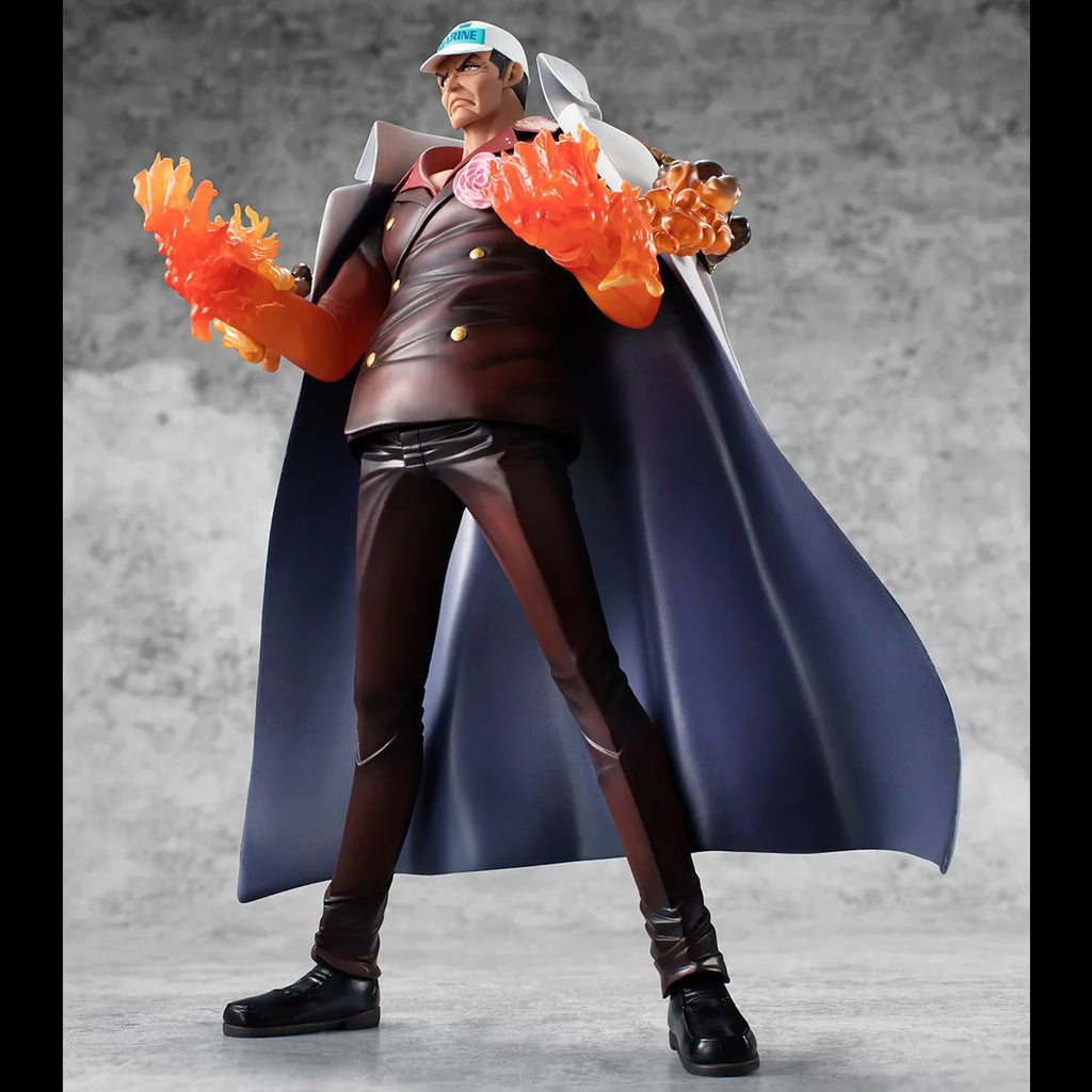 In Stock Original MegaHouse POP NEO-DX Navy Headquarters General Akainu Anime Doll Figure Model Toys Gifts