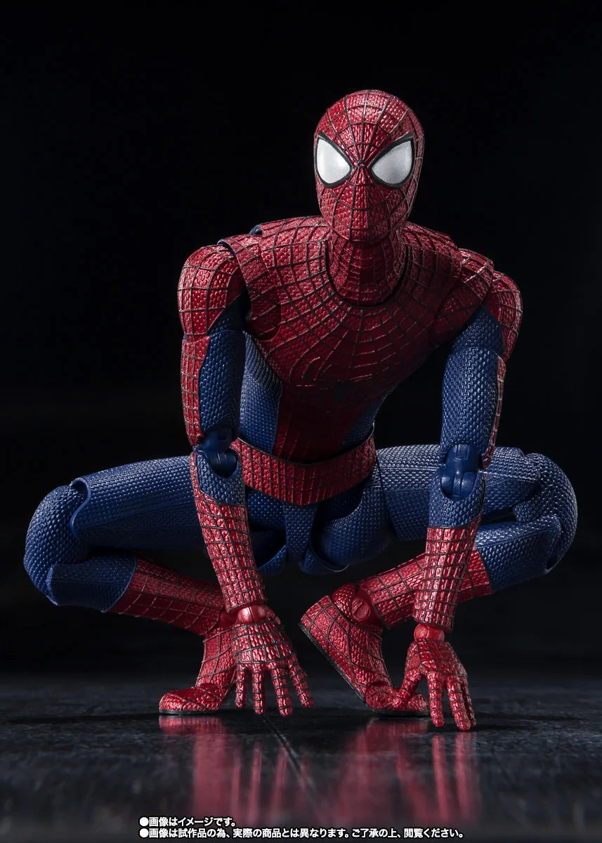 BANDAI Spider-Man Figure Toys S.h.figuarts The Amazing Spider Man Figurines Hot Toys For Boys Gift
