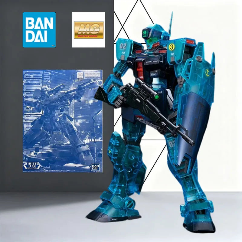 BANDAI GUNDAM MG 1/100 GM Sniper II PB Model Kit Official Gundam IP Action Figure Assembly Toy with Foam Box Packaging