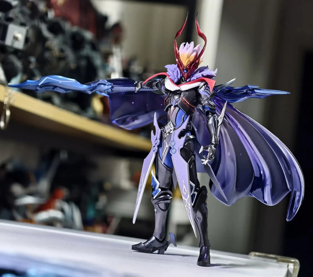 In stock Kaiyodo x miHoYo Genshin Impact Tartaglia (The Balladeer) Abyss Mage Outfit Action Figure Model Genuine Boxed Toys Gift