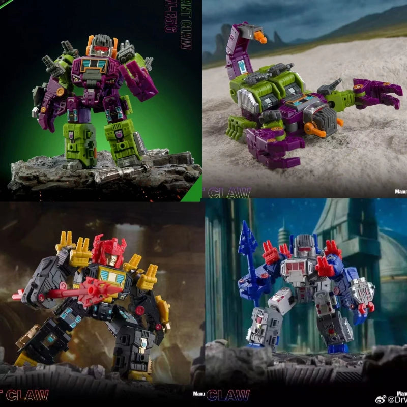 [In Stock NOW] Transformation Dr.Wu DW-E56 DW-E56B DW-E56M Scorponok Mini Action Figure With Box