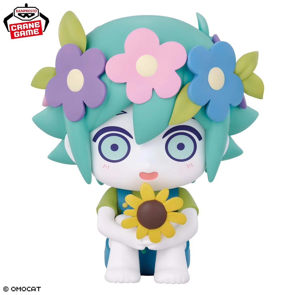 [Original Genuine] Bandai Banpresto The Animation Omori Basil In Stock PVC Figure Model Sitting Posture Collector Figurine Toys