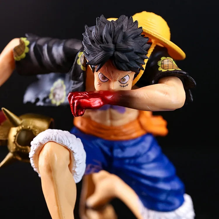 Anime One Piece Ruffy Actionfigur Blow Kneeling Zwei Stile Sammlerpuppe Dekoration Modell Spielzeug Geburtstagsgeschenke Anime Figur