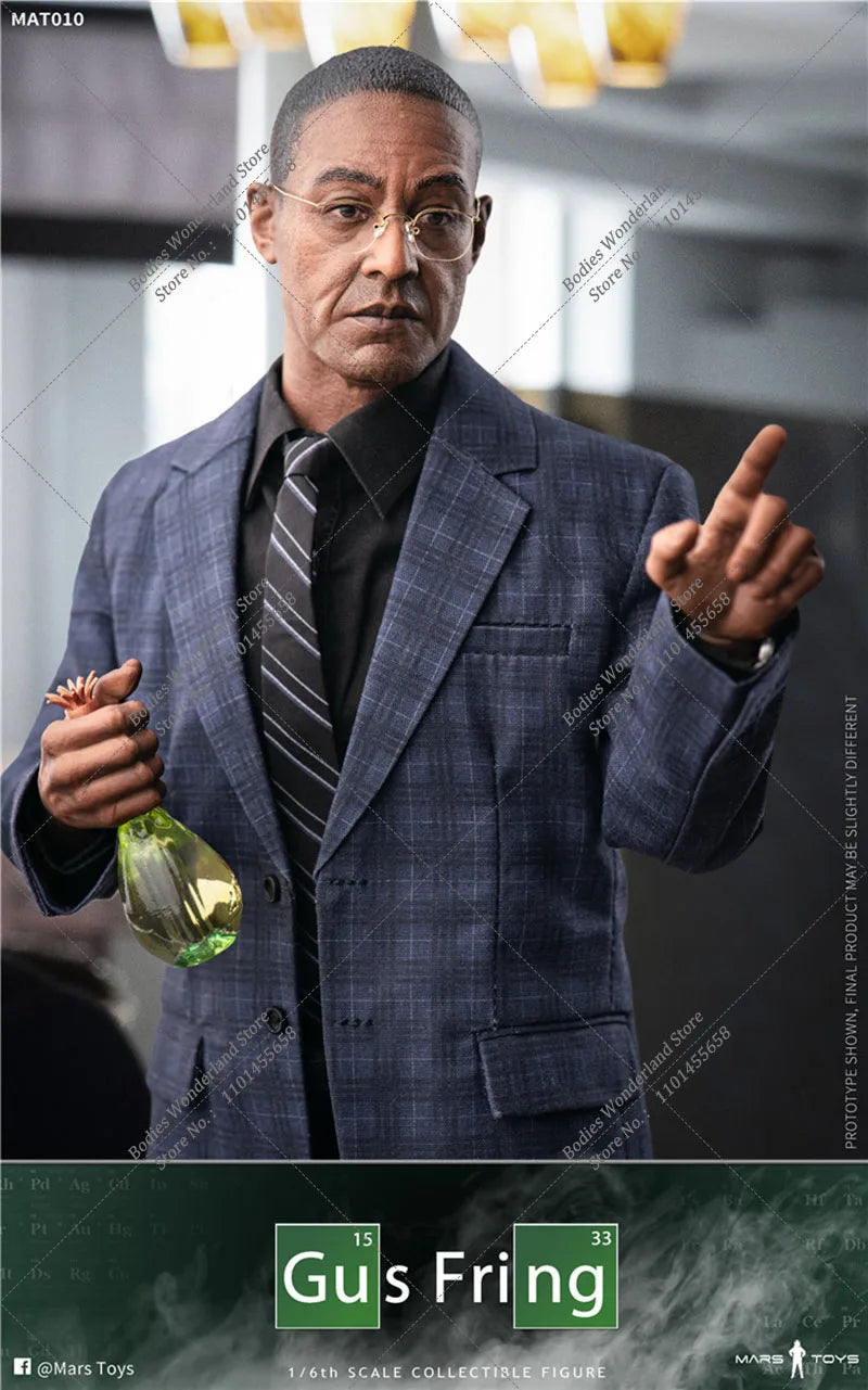 In Stock Mars Toys MAT010  1/6 Scale Collectible Breaking Bad Gus Fring Giancarlo Esposito 12Inch Double Action Figure Full Set