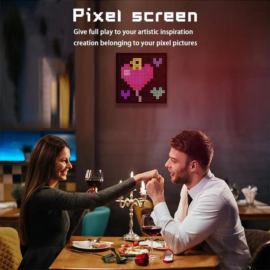 Smart LED Matrix Pixel Display RGB DIY Graffiti Bluetooth App Control Art Display Für Gaming Zimmer Dekor Cool Animation Rahmen