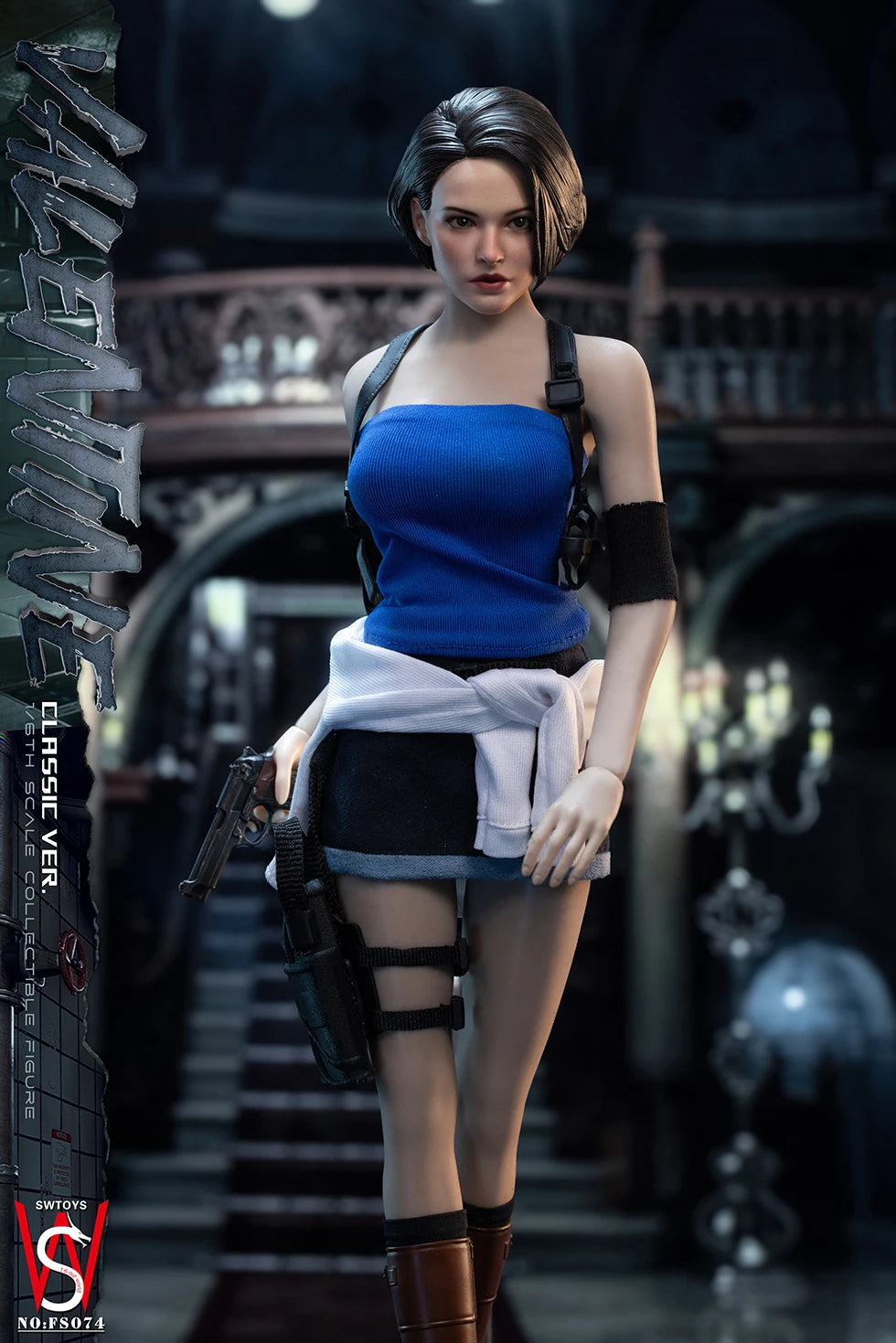 In Stock SWTOYS NO:FS074 1/6 Scale Zombie Crisis Games Survivor Warrior Jill 12-inch Full Set Action Figure Female Soldier Toys