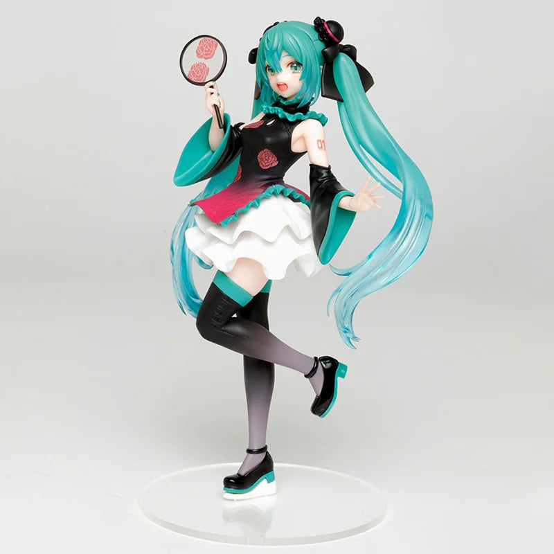 Original Taito Hatsune Miku Anime Figure China Dress Ver.  Action Figure Model Collectible Ornaments Model Christmas Toy Gifts