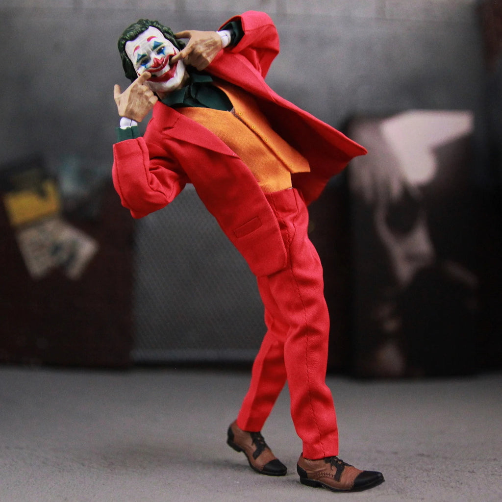 DCU The Joker 6" Action Figure Clown Face Joaquin Phoenix Todd Phillips Movie 1:12 one:12 Clothing Toys Doll Model