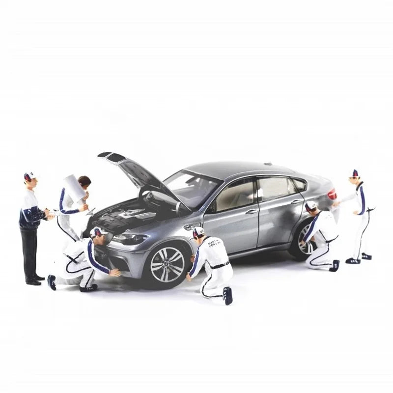 1/18 Scale Repairman Suit Dolls Models Repair Factory Repair Worker Scene Matching Accessories Action Figure Car Toys Gifts Fans