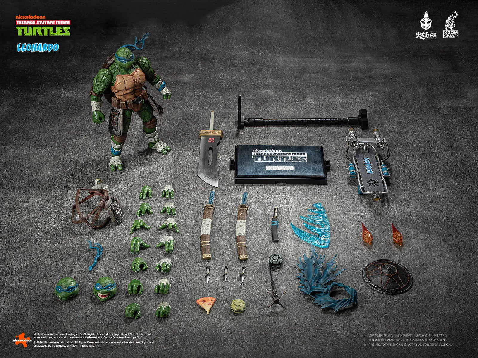 Reservation Deposit HEATBOYS Ninja Turtles Leonardo Deluxe Edition Standard Edition