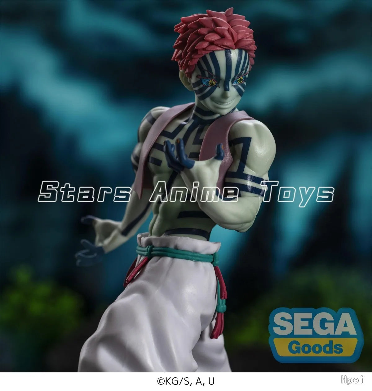 Оригинален SEGA SPM Super Premium Demon Slayer: Kimetsu No Yaiba Akaza Аниме Ръчно изработен модел Колекция играчка