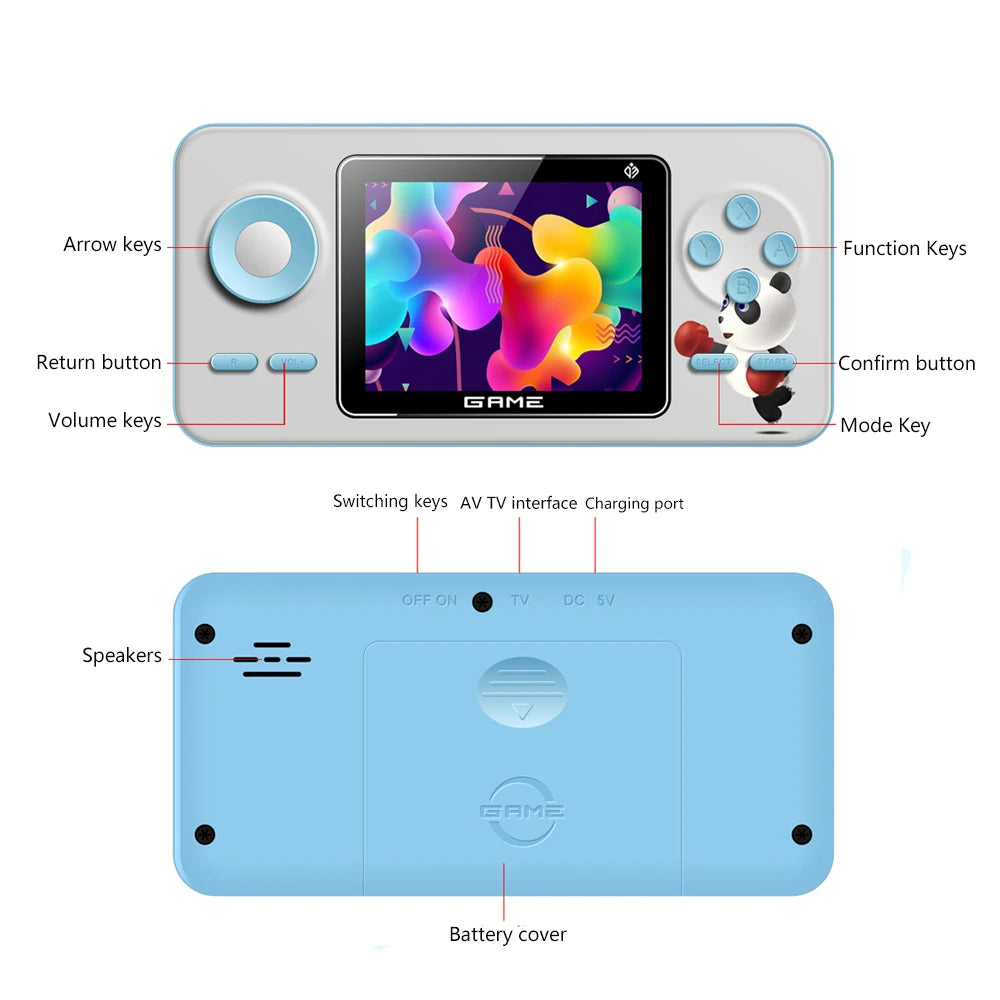 Retro Klassische Handheld Spielkonsole Arcade Spiel Konsole 520 in 1 Spiele Player Wiederaufladbare für TV Projektor Spiel Konsole S5