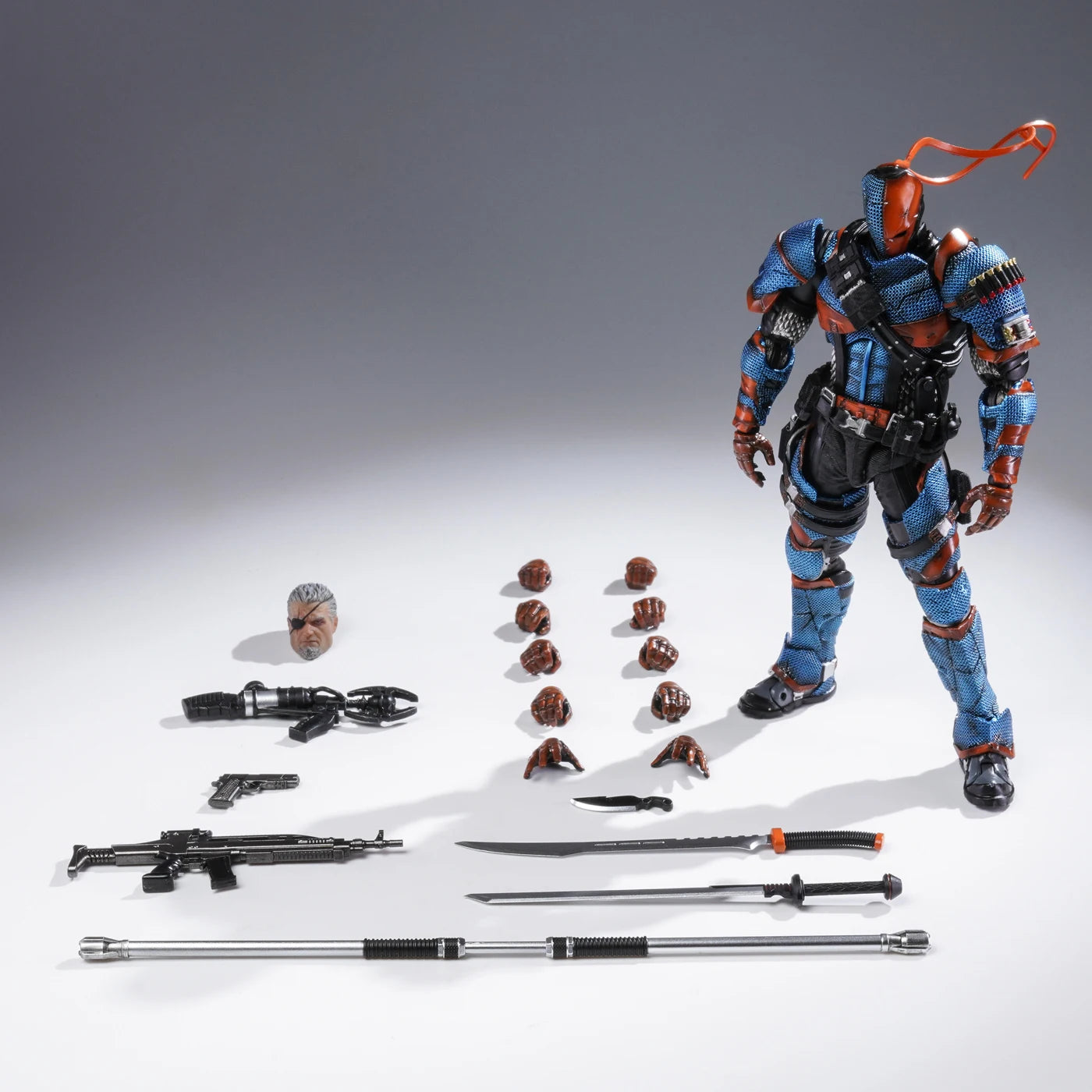 UPFinegures Deathstroke Action Figures Dc Original Lpzz Toys 1/12 Slade Wilson Movable Batman Collectible Model Figure Toy