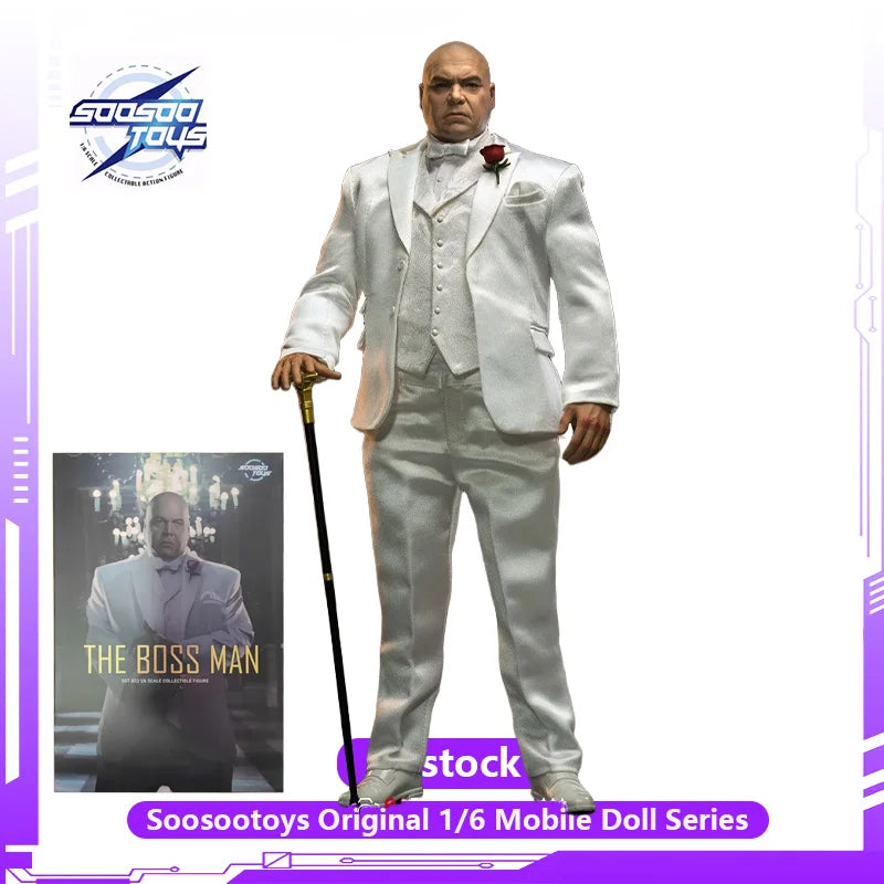 SOOSOOTOYS Original 1/6 SST049 Moon Warrior Moon Knight Mr. Mobile Puppet Model Movie Action Characters Boys and Girls Toys Gift