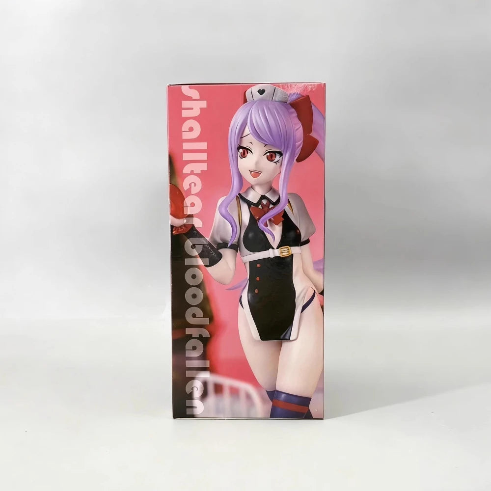 In Stock System Service Original Genuine Anime Overlord Vivit Figure Shalltear Bloodfallen Nurse Ver 18cm Model Toy Figures Gift