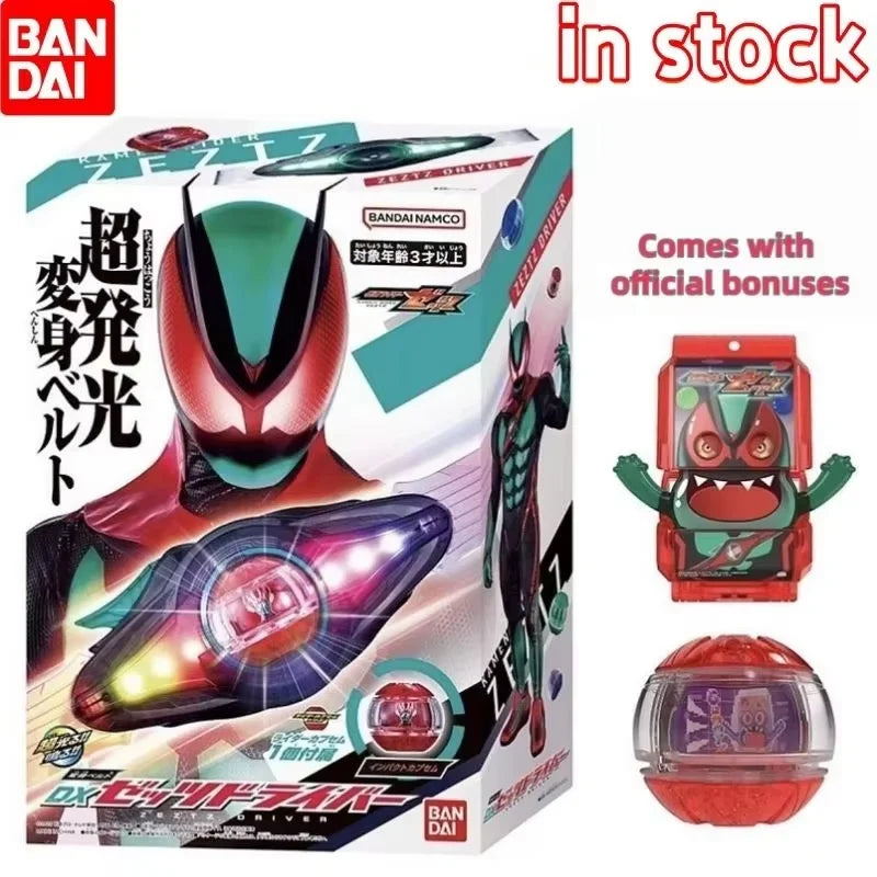 In Stock Original Bandai Anime Kamen Rider Zeztz Dx Zeztz Driver Cosplay Anime Action Figures Model Toys desktop Ornament Gifts