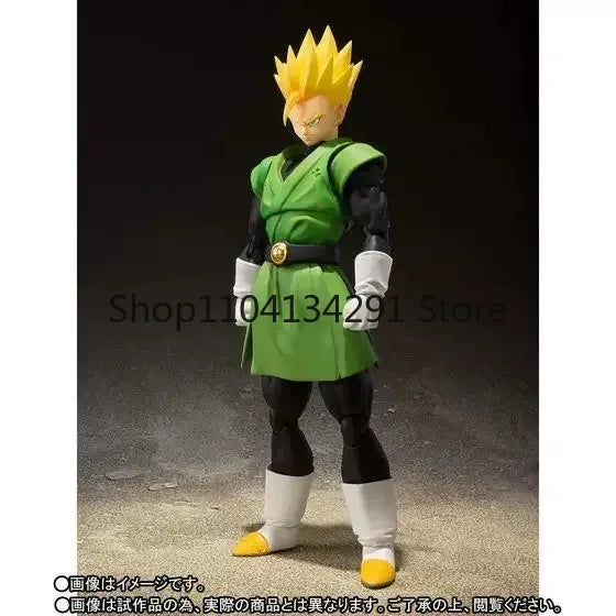 Original Bandai Soul Limited Edition SHF Dragon Ball Masked Saiyan Super Saiyan Gohan Flash Version Birthday Gift  Collectible