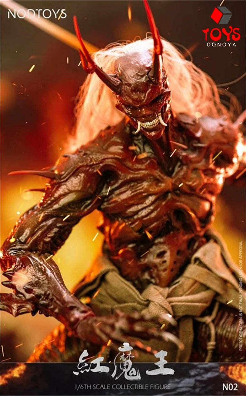 【2026 Q2】NODTOYS NOD-N02 1/6 Silicone Red Demon King Action Figure 12'' Soldier Figurine Full Set Model Collectible Toy