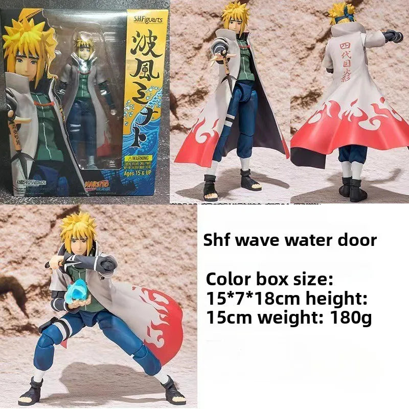 SHF Naruto Movable Naruto Sasuke Kakashi Uchiha Itachi Handmade Model Toy Doll naruto figure joytoy 1 18