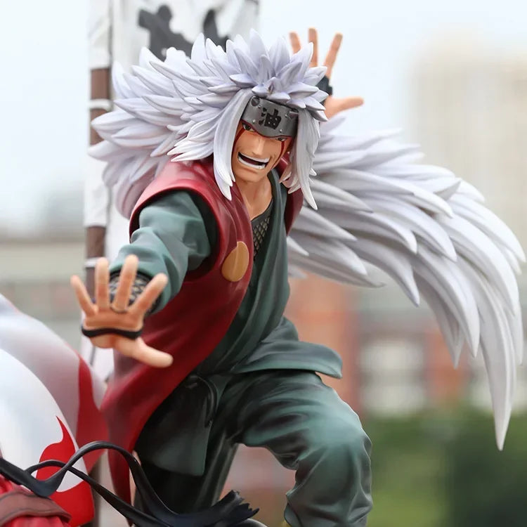41 cm große NARUTO GK So Big Figuren Destiny Jiraiya Namikaze Minato Uzumaki Naruto zusammen Meister und Schüler Figur