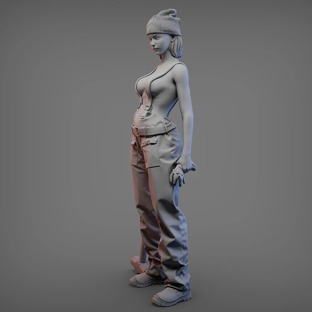 OceanCosmos miniatures, Original, EDGE GIRL, Sexy Girl, Resin unpainted Model kit figure GK