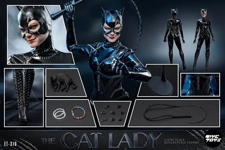 IN STOCK ETERNAL  ET-X10 Normal Version 1/6 Catwoman Anti-hero Action Penguin Soldier Scene Ornament 12" Cat Lady Model Toy