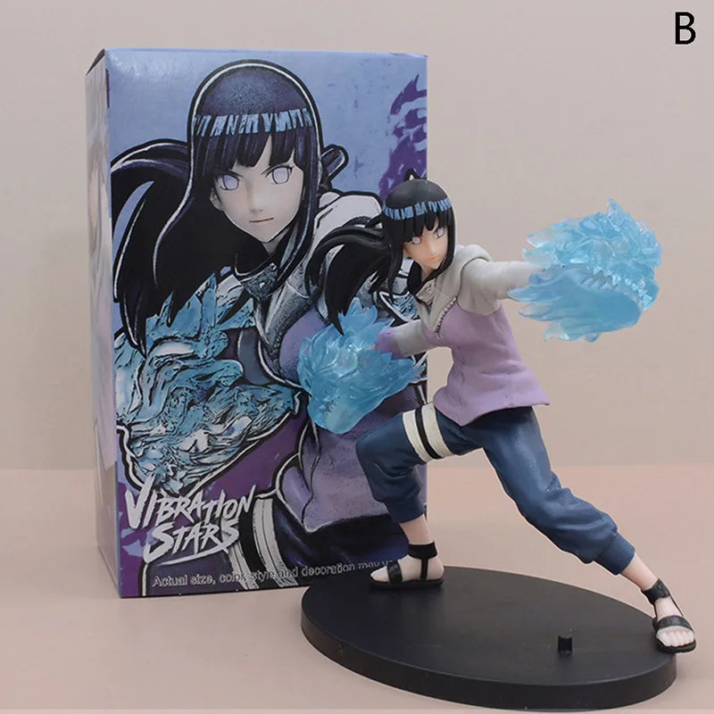 16см Наруто Аниме Фигурка Рок Лий Хюга Хината Роубу Двоен Лъв Юмрук Бой Екшън Фигурка Колекция Модел Кукла Играчки Хоби